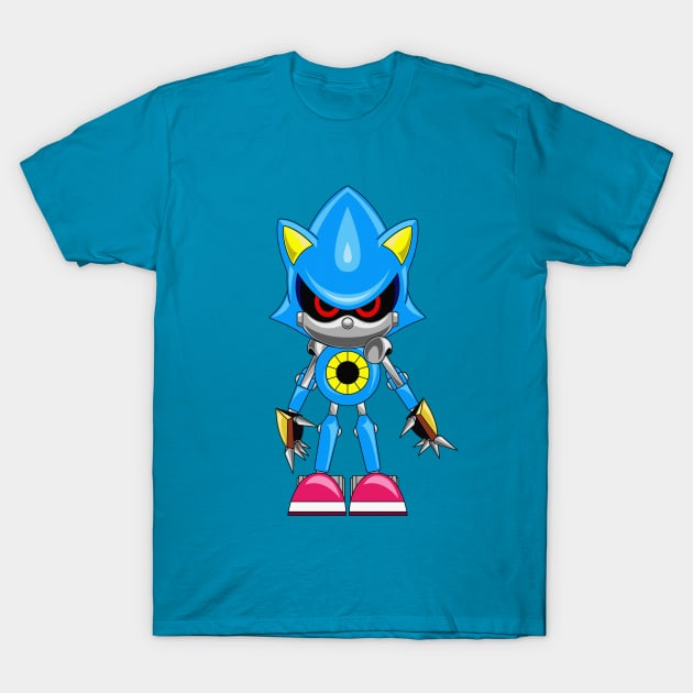 Metal Sonic Retro T-Shirt by Nidavellir